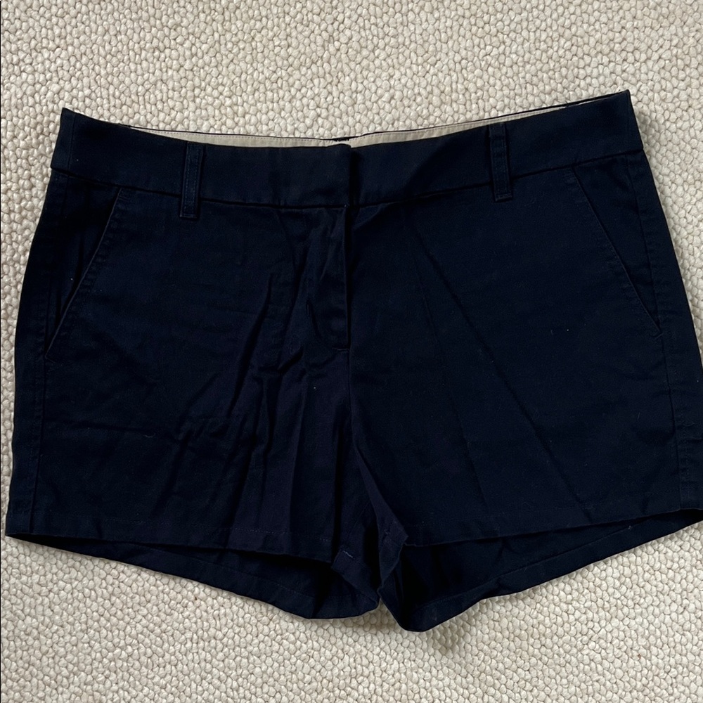 J. Crew women’s navy chino shorts